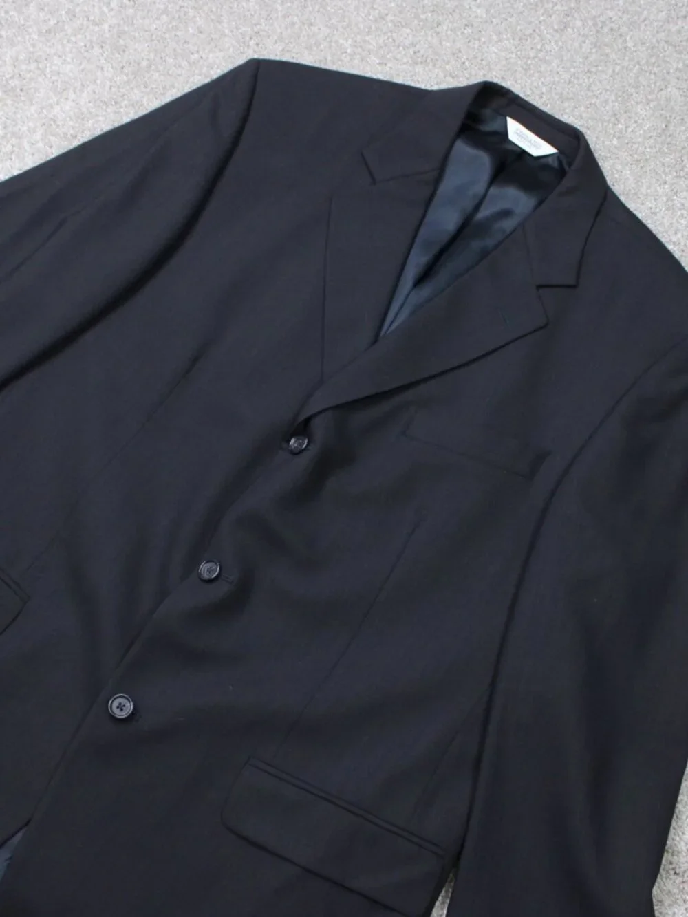 Joseph & Feiss Blazer Mens 41 Regular Black 100% Worsted Wool International
